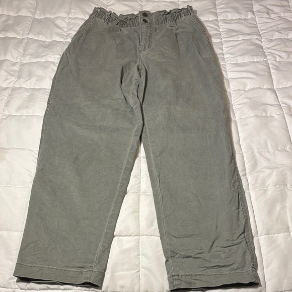 Universal Thread Pants - Gathered Waist Army Green Casual Pants